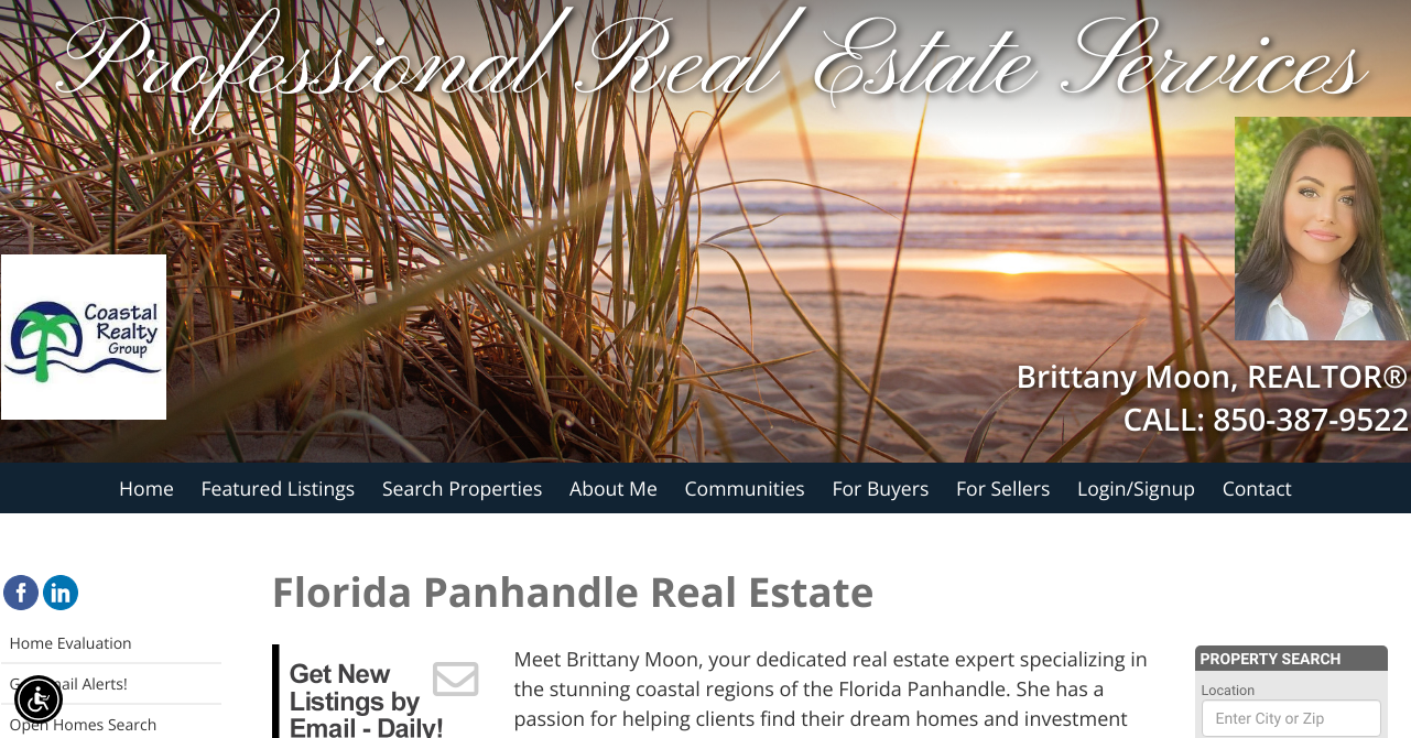 The Florida Panhandle Real Estate For Sellers Brittany Moon, REALTOR®