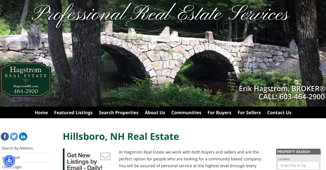 Hillsboro, NH Real Estate Erik Hagstrom, REALTOR®