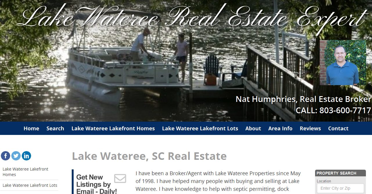 Lake Wateree, SC Real Estate Nat Humphries, Broker