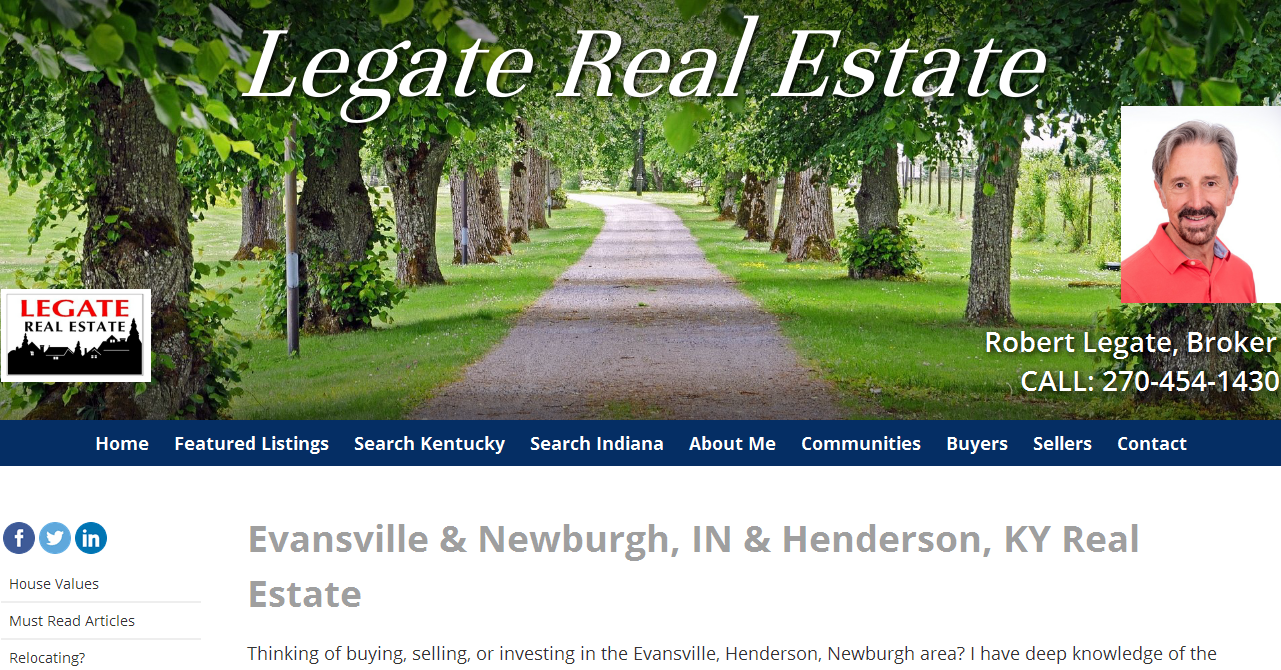 Evansville & Newburgh, IN & Henderson, KY Real Estate Bob LeGate