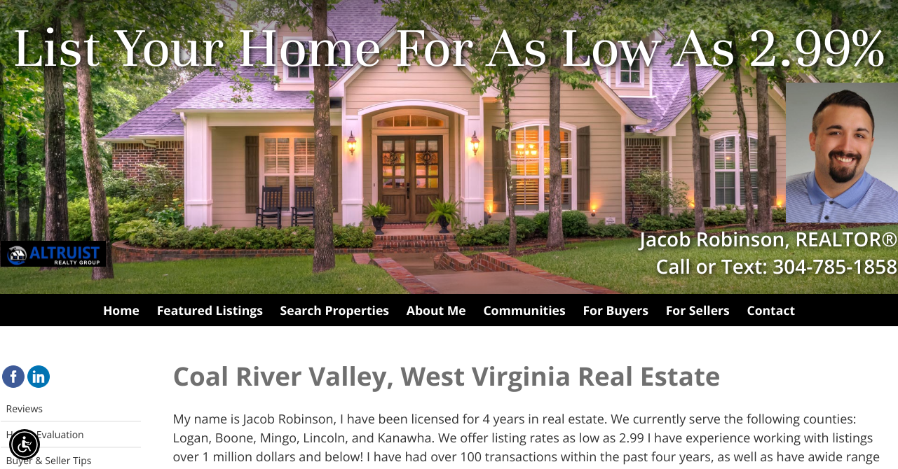 Logan, Boone, Mingo, Lincoln, & Kanawha, WV Real Estate Jacob