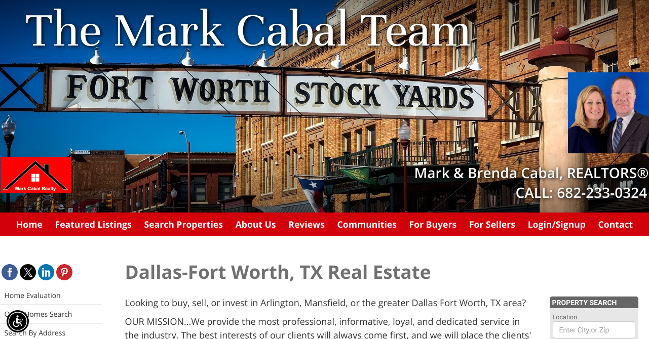 DallasFort Worth, TX Real Estate The Mark Cabal Team, REALTOR®