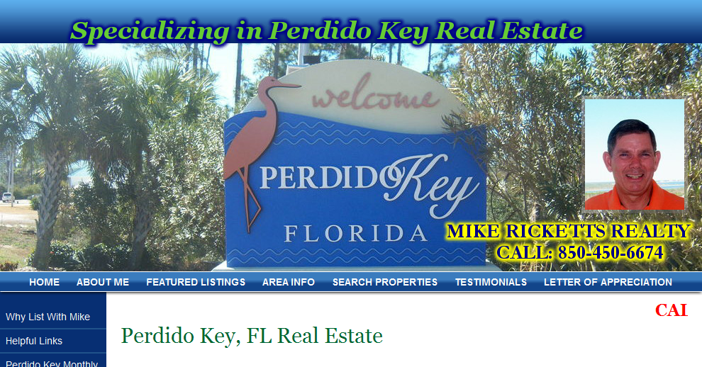 Perdido Key, FL Real Estate Mike Ricketts Realty, Realtor