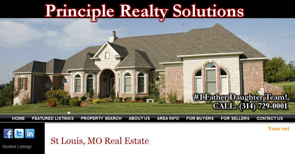 St Louis Mo Real Estate Principle Realty Solutions Realtor