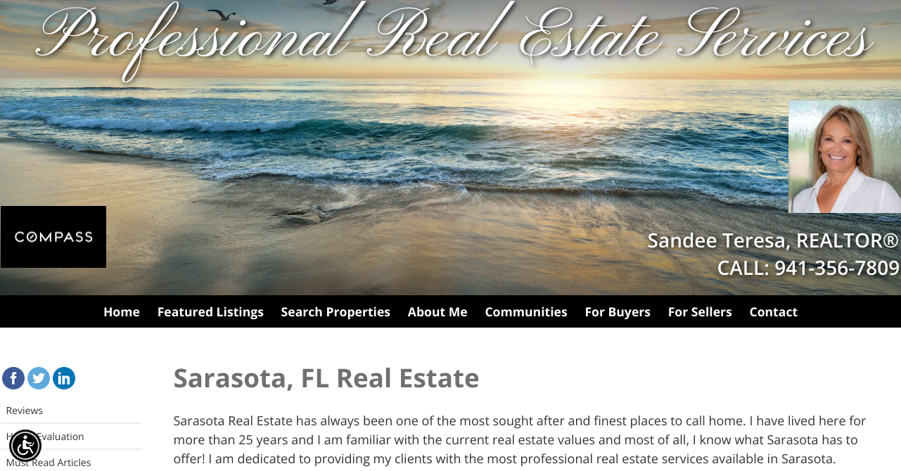 Sarasota, FL Real Estate Sandee Teresa, REALTOR®