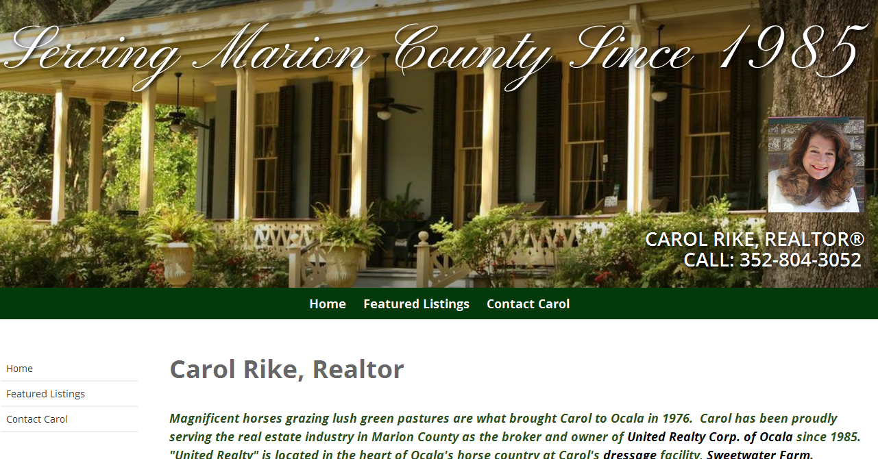 Understanding Agency Ocala, Florida Real Estate Carol Rike, Realtor