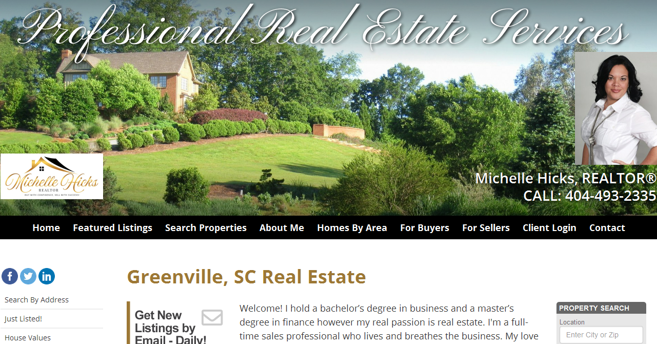 Greenville Sc Real Estate Michelle Hicks Realtor